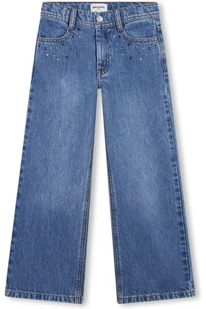 Sonia Rykiel Enfant Vaqueros con apliques de strass