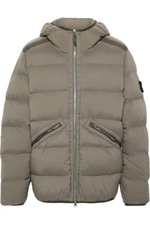 Stone Island Plumífero con distintivo Compass