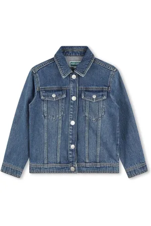 Kenzo Chaqueta vaquera con logo bordado