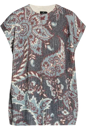 Etro Top con estampado de cachemira