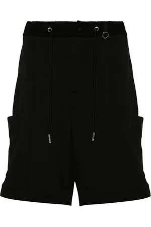 SONGZIO Bermudas con cordones y parche del logo