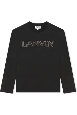 Lanvin Camiseta con logo bordado