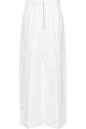 Khaite Pantalones de vestir Marine de talle bajo