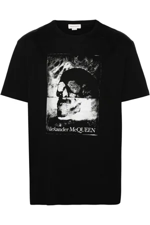 Alexander McQueen Camiseta con calavera estampada