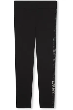 DKNY Leggins con franja del logo