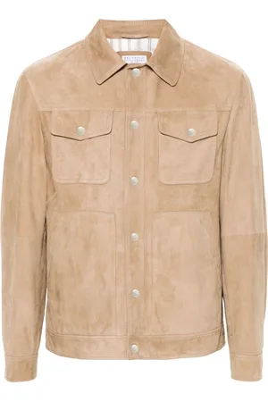 Brunello Cucinelli Sobrecamisa con apliques de presión