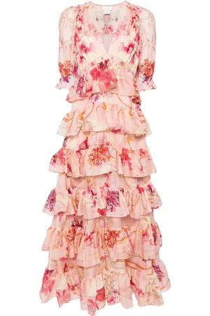 Camilla Vestido largo con estampado floral