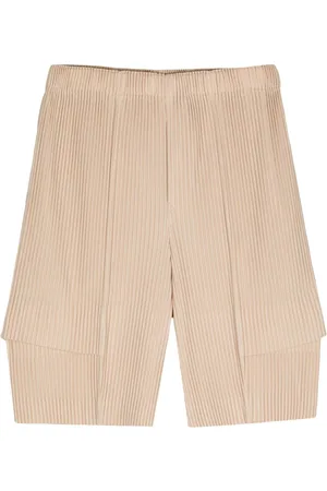 Issey Miyake Bermudas Cargo con efecto plisado