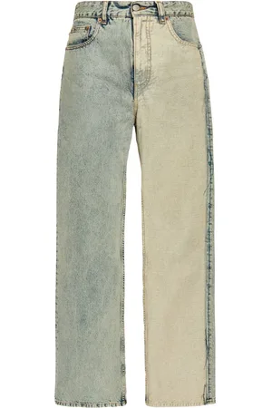 Maison Margiela Vaqueros anchos de talle bajo