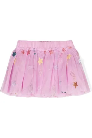 Stella McCartney Falda de tul con estrella bordada