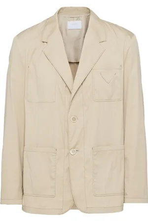 Prada Sobrecamisa con parche triangular