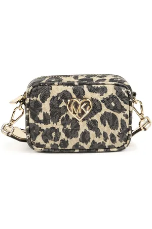 Michael Kors Bolso de hombro con estampado de guepardo