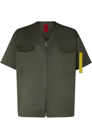 FERRARI Camisa con cremallera