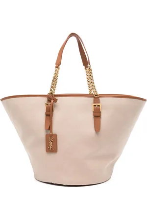 Saint Laurent Bolso shopper con etiqueta Cassandre
