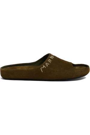 Marni Chanclas con logo bordado