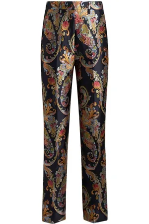 Etro Pantalones capri en jacquard