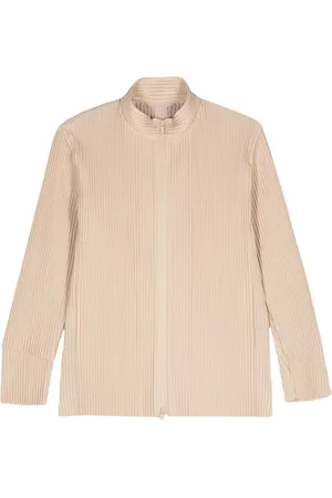 Issey Miyake Chaqueta Cargo con efecto plisado