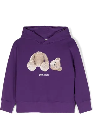 Palm Angels Sudadera con capucha y motivo de oso