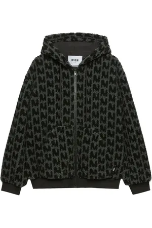 Msgm Sudadera con capucha y cremallera