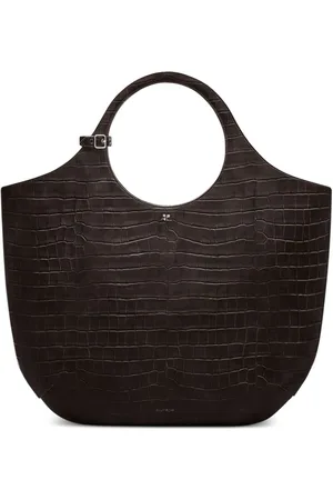Courrèges Bolso shopper Holy grande con efecto de cocodrilo