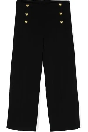 Moschino Pantalones rectos con botones decorativos