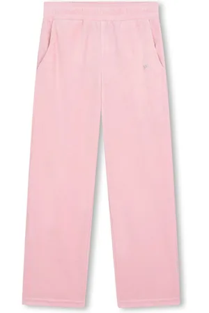 Sonia Rykiel Enfant Pantalones de chándal con logo de strass