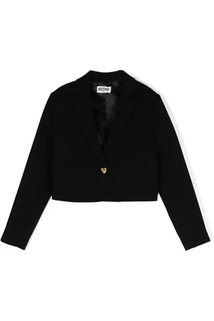 Moschino Chaqueta corta con solapas de pico