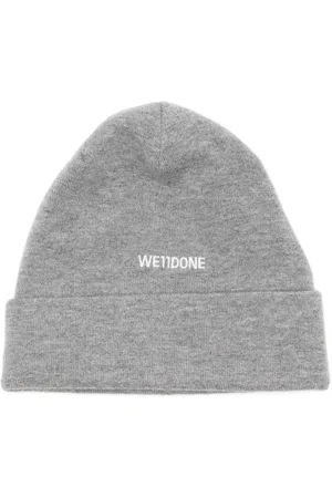 We11 Done Gorro con logo bordado