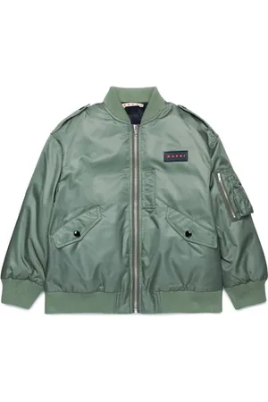 Marni Chaqueta bómber con logo de apliques