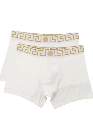 VERSACE Pack de dos bóxeres largos Greca Border