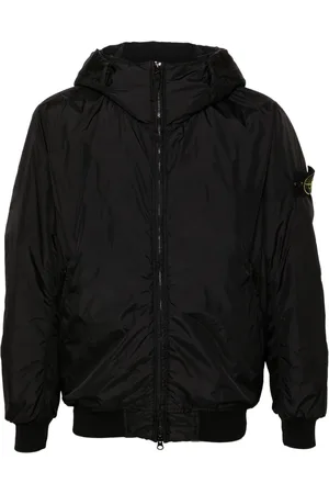 Stone Island Cortavientos con capucha y distintivo Compass