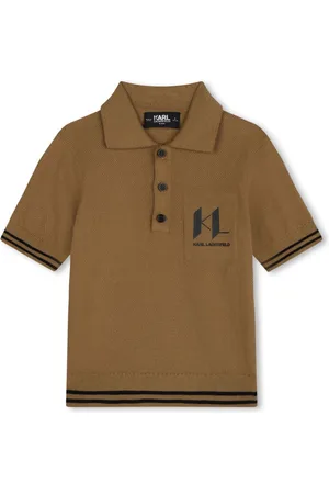 Karl Lagerfeld Polo con logo estampado