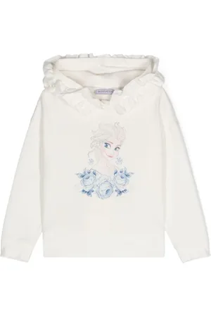 MONNALISA Sudadera con capucha y motivo de dibujo