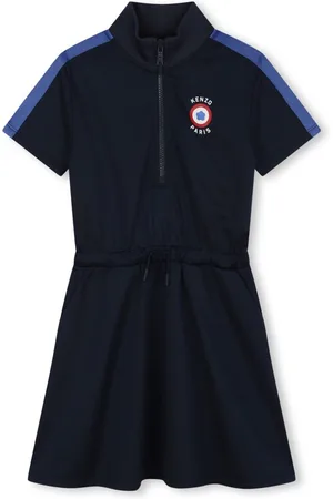 Kenzo Vestido con cordones y logo