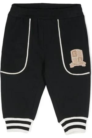 Emporio Armani Pantalones de chándal con parche del logo
