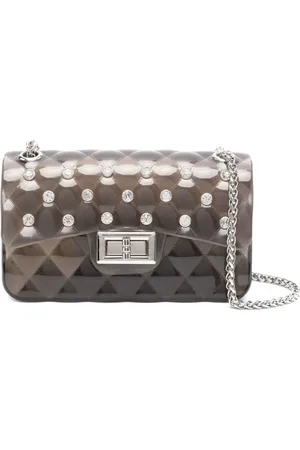 MONNALISA Bolso de hombro acolchado con strass