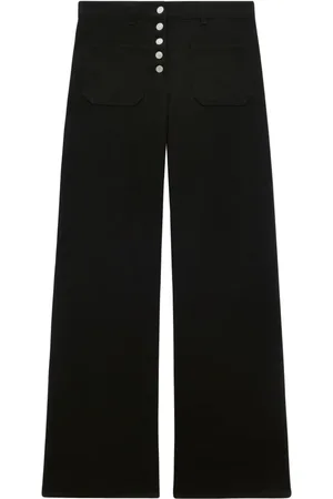 Courrèges Vaqueros anchos de talle bajo