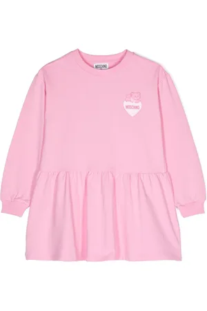 Moschino Vestido con logo estampado