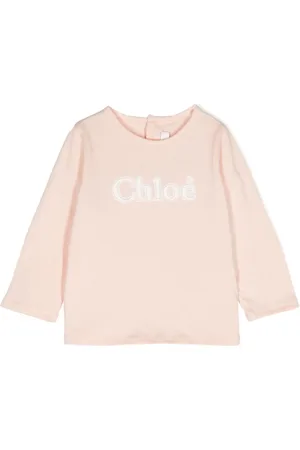 Chloé Camiseta con logo bordado