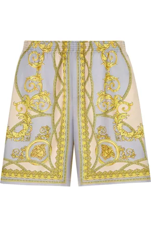 VERSACE Bermudas La Coupe Des Dieux de seda