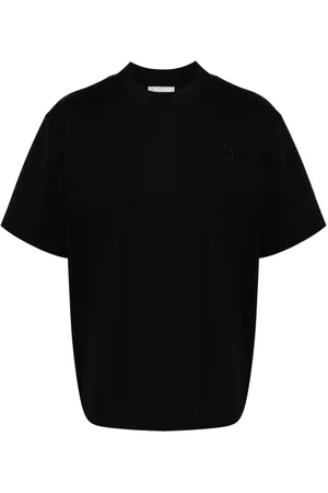 SACAI Camiseta con logo bordado