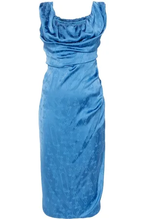 Vivienne Westwood Vestido midi con imperdible