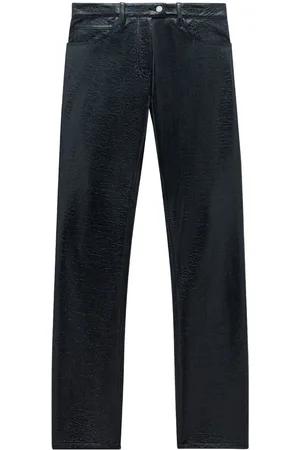Courrèges Pantalones rectos con cinco bolsillos