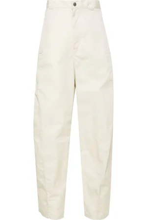 LEMAIRE Pantalones rectos de talle medio 3D