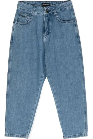 Emporio Armani Vaqueros con placa del logo