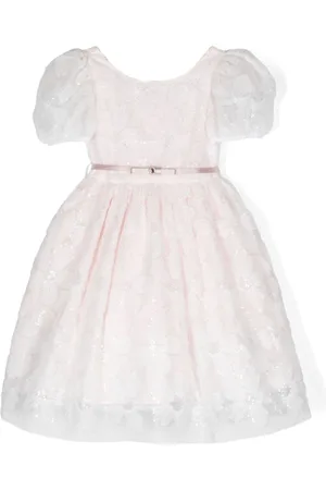 MONNALISA Vestido con encaje floral