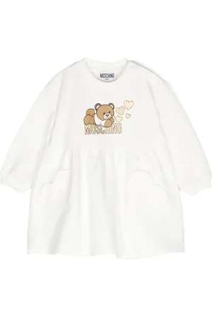 Moschino Vestido acampanado con estampado Teddy Bear