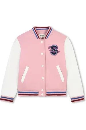 Sonia Rykiel Enfant Chaqueta bómber con logo bordado