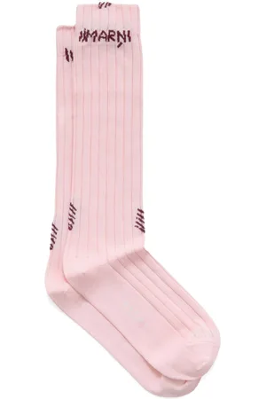 Marni Calcetines con logo en jacquard