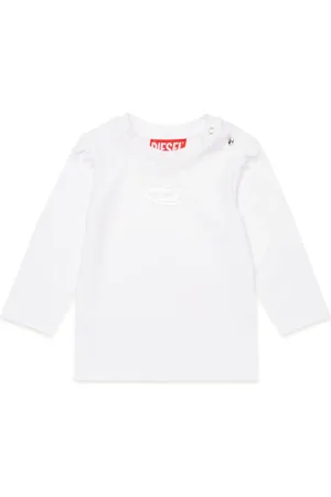 Diesel Camiseta con logo de apliques